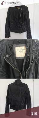 Abercrombie And Fitch Faux Leather Jacket Faux Leather Jackets Leather Jacket Clothes Design