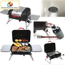 Portable Gas Bbq Grill Propane Foldable Tabletop Backyard Camping Trip Cooking Portable Gas Bbq Gas Bbq Backyard Camping