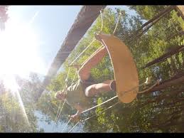 Someone who wants to hang a swing should find a branch that is relatively free of twigs, leaves, and. Installing A 40 Foot High Swurfer Swing Between Two Tree Trunks Youtube