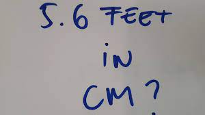 Simply use our calculator above, or apply the formula to change the length 5.6 ft to in. 5 6 Feet In Cm Youtube