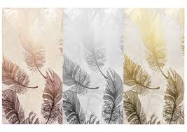 Transform any room with this delightful rose gold feather wallpaper from the reflect wallpaper collection. Silver Feather Wallpaper Leaf Shower Curtain Feather Botany Plant 365731 Wallpaperuse
