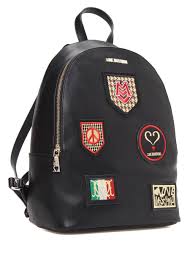 Ayarlanabilir Sirt Askili Kulplu Fermuar Kapatmali Ic Ve Cepli Sirt Cantasi Logo Detayli Nakisli 26x35x11 Cm Cantalar Canta Sirt Cantasi