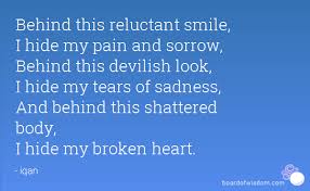 My Smile Hides My Pain Quotes Quotesgram
