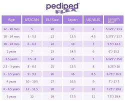 Pediped Size Chart Pediped Flex Abigail Chocolate Brown