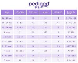 pediped size chart pediped flex abigail chocolate brown