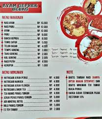 Di bawah rp 50 ribu. Menu Ayam Geprek Bebas Dago Bandung Kuliner Traveloka