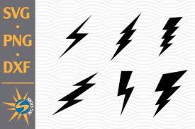 Lightning bolt vectors svg vector illustration graphic art design format. Lighting Bolt Svg Png Dxf Digital Files Include 687931 Cut Files Design Bundles