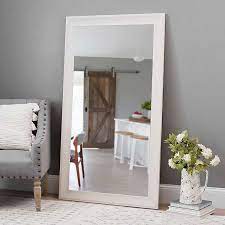 Widnsor browne also offers gold mirrors, black mirrors, wooden mirrors, white mirrors and copper mirrors. White Wood Grain Framed Mirror 37 5x67 5 In Kirklands