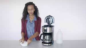 According to good housekeeping, using a vinegar is one of the simplest way to clean a coffee maker. Black Decker How To Clean Your Coffeemaker Autoclean Function Youtube