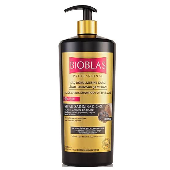 Bioblas Siyah Sarımsaklı Dökülme Karşıtı Şampuan 1000 Ml