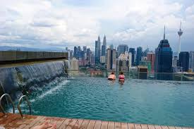 In kuala lumpur, you can live the high life—literally. Klcc Regalia Suites Infinity Swimming Pool Kuala Lumpur Apartment Kuala Lumpur
