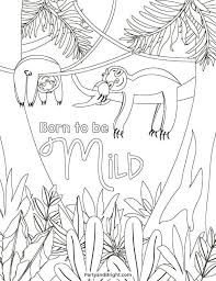 Hellokids.com is amongst the best websites for kids' activities. 13 Cute Sloth Coloring Pages Printable Activities Party Bright