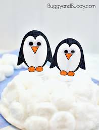 More fun and easy winter crafts for kids: Waddling Penguin Winter Craft For Kids Buggy And Buddy