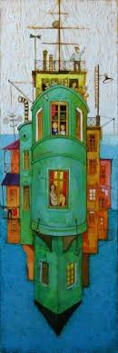Houseboat Fine Art Art House Boat
