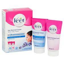 You don't feel any burn like most hair removal creams and it's smooth, one reviewer wrote. Veet Face Hair Removal Cream Kit Sensitive Skin N Ocado