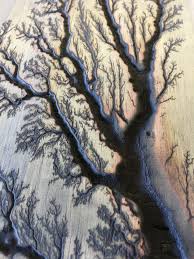 Lichtenberg Fractal Wood Burning Plywood Wood Art Projects Lichtenberg Wood Burning Art