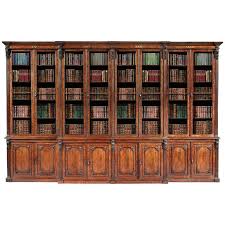 Antique 19th Century English Mahogany Library Bookcase Library Bookcase Antique Bookshelf Old Bookshelves