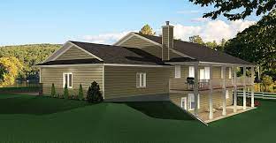 Plan 2011545 A Ranch Style Bungalow Plan With A Walkout Finished Basement 2 Car Garage 5 Bedro Rancher House Plans Ranch House Floor Plans Ranch Style Homes