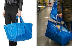 Ikea Responds To Balenciaga S 2 145 Bag That Looks Exactly Like Ikea S 99 Cent Tote Bag And It S Hilarious Expensive Bag Checks Fashion Tote Bag
