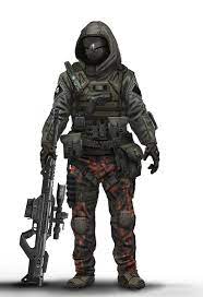 Black Ops 2 Sniper (Merc) Minecraft Skin
