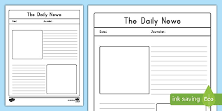 There has been a lot of research done to use these as a template while creating the tablet. Printable Old Newspaper Template Editable Ela Resource
