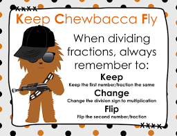 Remember to keep change flip! Dividing Fractions Poster Teaching Resources