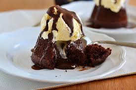 Place butter, chocolate chips and coffee granules in a large bowl and microwave 30 seconds at a time until melted, stirring thoroughly after each 30 second interval. Easy Chocolate Molten Lava Cakes