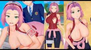 hentai Game Koikatsu! ]have Sex with Big Tits Naruto Sakura Haruno.3DCG  Erotic Anime Video. 