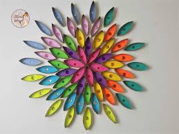 Makes great wall art.gems bought at michaels.hung on wall using tiny nails.spray paint color: Diy Toilet Paper Rolls Projects Aaichi Savali