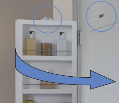 Dura supreme cabinetry design by linda williams of hahka kitchens and hahka builders, inc., general contracting by randy hahka, and photography by ken pfeiffer. Cabidor Deluxe Mirrored Behind The Door Adjustable Medicine Bathroom Kitchen Storage Cabinet Amazon Sg Home