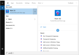 paint 3d achtergrond transparent maken 