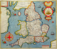 1710 robert morden, engraved by 1701, for the new description and state of england; Map Of England And Part Of Scotland By Guliel Hole D 1624 Ca 1607 C Harrison Mann Jr Digitized Map Collection George Old Maps Map Vintage World Maps