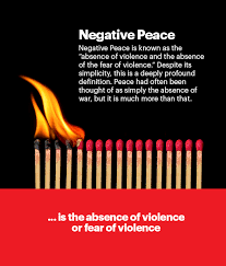 Lesson 1 What Is Positive Peace Positive Peace Academy In 2020 Positive Peace Peace Negative Peace
