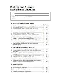 Setting up a preventative maintenance schedule is the key to keeping your facility running smoothly. 10 Building Maintenance Checklist Templates In Google Docs Ms Word Pages Pdf Free Premium Templates