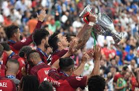 تأمل فرنسا بطلة العالم أن يتفوق نجوم هجومها على منتخب البرتغال حامل اللقب في المواجهة القوية التي ستجمع بين الفريقين في ختام منافسات المجموعة غادر عثمان ديمبلي نجم برشلونة، معسكر منتخب فرنسا بعد تأكد غيابه عن باقي مشوار الديوك في بطولة يورو 2020. Ø§Ù„Ø¨Ø±ØªØºØ§Ù„ ØªÙÙˆØ² Ø¨Ø¨Ø·ÙˆÙ„Ø© ÙŠÙˆØ±Ùˆ 2016 Ø¨Ø¹Ø¯ ØªØºÙ„Ø¨Ù‡Ø§ Ø¹Ù„Ù‰ ÙØ±Ù†Ø³Ø§ Ø¨Ù‡Ø¯Ù