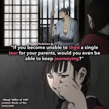 Blade of the immortal / the inhabitant of infinity (literal title). 5 Deep Blade Of The Immortal Quotes Images Qta