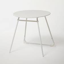 Les offres table haute dans les catalogues castorama. Table Basse De Jardin Acier Ronde Blooma Janeiro Blanche O50 Cm Castorama