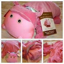 Premium quality pillow pet blanket directly from the creators of pillow pets. Zoobies Blanket Pillow Pet Giveaway Animal Pillows Cute Games Plush Pillows