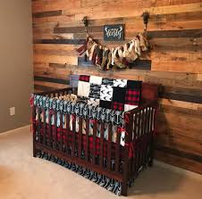 Quick Ship Boy Crib Bedding Buck Deer Arrows Lodge Red Black Buffa Dbc Baby Bedding Co