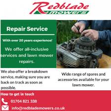 Scrape mower deck ,sharpen and balance blade, drain gas tank blow clean and dry, take apart carburetor clean real good , rebild kit if needed ,lube cables and wheels check drive if you have one, rest rpm back to spec all for $85.00. Benefits Of Lawn Mower Repair Service Redblade Mowers