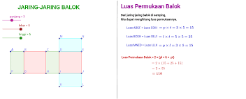 Would you like to know how to translate samping to english? Jaring Jaring Balok Geogebra