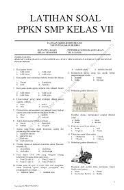 Maybe you would like to learn more about one of these? Soal Ujian Semester Genap Pkn Kelas 7 K13 Jawabanku Id