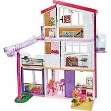 Esta gran casa de muñecas tiene tres pisos y muchos detalles. Casa Para Munecas Barbie Dreamhouse Con Elevador