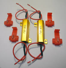 Brake light led load resistor wiring diagram. 50 Watt 6 Ohm Resistor Kit For Led Taillights Cabin Bright
