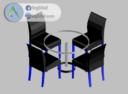 مجموعة بلوكات 3d اوتوكاد Dwg