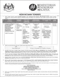 Kementerian pendidikan malaysia / bahagian perolehan dan pengurusan aset. Blog Koleksi Akhbar Pendidikan New Sabah Times Kenyataan Tender Cadangan Pembinaan Asrama Untuk 100 Pelajar Serta Kerja Kerja Berkaitan Bagi Sk Tengkurus Kota Belud Untuk Kementerian Pendidikan Malaysia