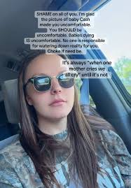 Imagine shaming a mother for posting pictures of their child all dressed up  for the last time