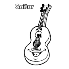 Guitar coloring page from music & musical instruments category. Top 25 Free Printable Guitar Coloring Pages Online