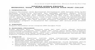Kertas kerja kelas tambahan sabtu. Kertas Kerja Bengkel Batik Download Pdf
