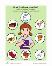 Healthy Food Game Worksheet Education Com Healthy Recipes Game Food Preschool Math Worksheets